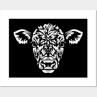 Farm Friends - Friendly Calf Posters and Art